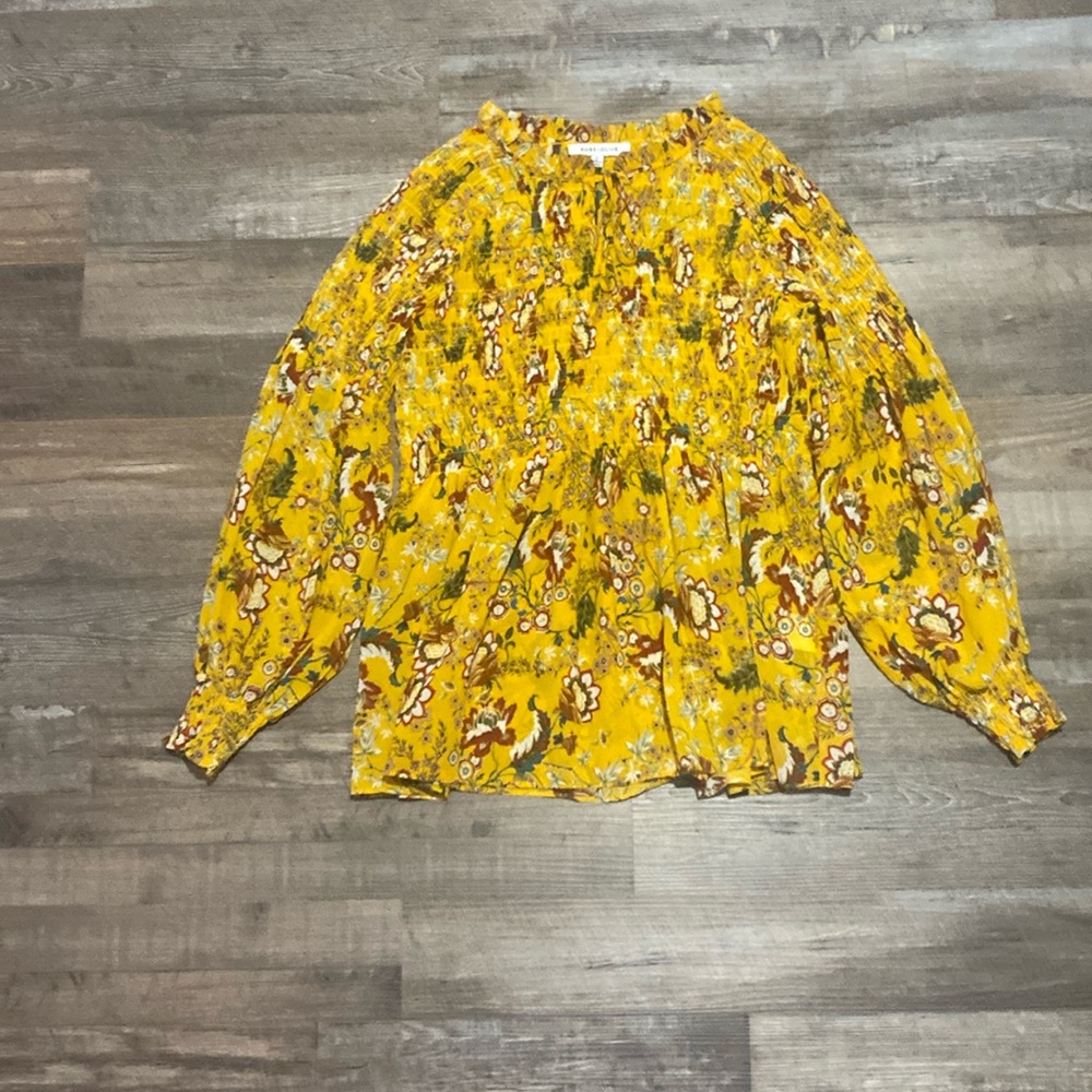 Women's floral long sleeve shirt